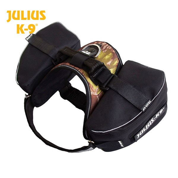 Julius K9 saddle bags Size 3/4 black
